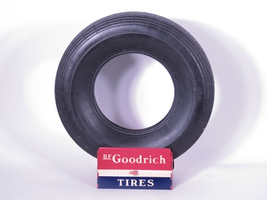 CIRCA LATE 1940S-EARLY 50S BFGOODRICH METAL TIRE DISPLAY