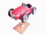 NEWER FERRARI GRAND PRIX METAL-BODY PEDAL CAR