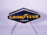 1962 GOODYEAR TIRES METAL TIRE DISPLAY