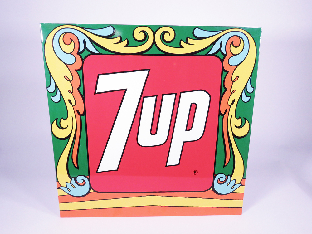 LATE 1960S-EARLY 70S 7UP SODA TIN SIGN | Proxibid