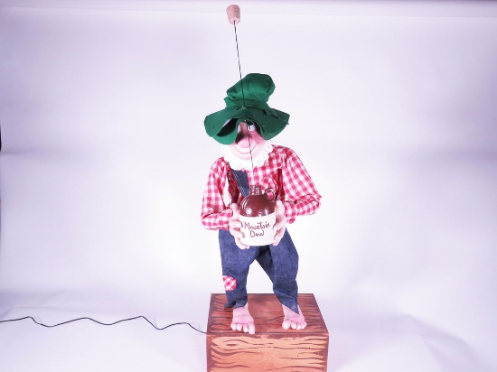 1966 MOUNTAIN DEW WILLY THE HILLBILLY MECHANICAL DISPLAY