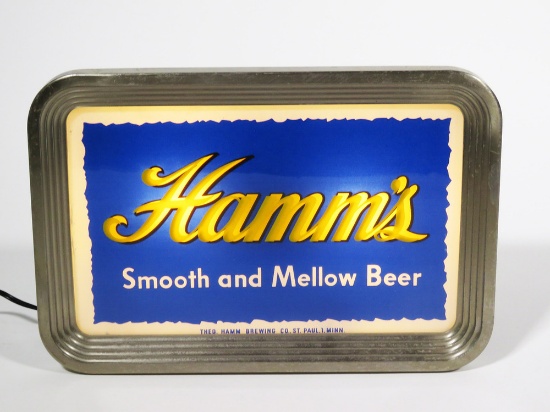 1940S-EARLY 50S HAMMS BEER LIGHT-UP SIGN