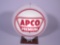 1950S-EARLY '60S APCO PREMIUM GASOLINE GAS PUMP GLOBE