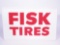 1950S FISK TIRES EMBOSSED TIN SIGN