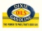 1946 DIXIE OILS GASOLINE TIN SIGN