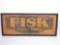 EARLY 1930S FISK TIRES-TUBES TIN-PAINTED SIGN