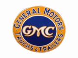 1930S GENERAL MOTORS TRUCKS & TRAILERS PORCELAIN SIGN