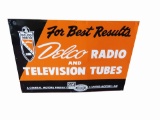 LATE 1940S-EARLY 1950S DELCO TIN SIGN