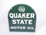 VINTAGE QUAKER STATE MOTOR OIL TIN SIGN
