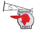 1946 PONTIAC PARTS TIN SIGN