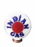 CIRCA LATE 1930S TEXACO OIL INDIAN GAS GAS PUMP GLOBE
