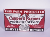 1930S CAPPER'S FARMER PROTECTIVE SERVICE TIN SIGN