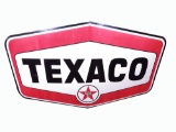 LARGE LATE 1950S-EARLY '60S TEXACO OIL PORCELAIN SIGN