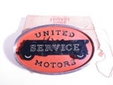 CIRCA 1940S UNITED MOTORS LIGHT-UP SIGN