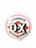 LATE 1930S-40S DIAMOND D-X GASOLINE GAS PUMP GLOBE