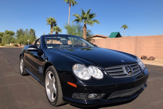 2003 MERCEDES-BENZ SL500 ROADSTER