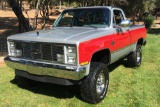 1985 CHEVROLET K10 CHEYENNE PICKUP