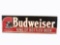 CIRCA 1940S BUDWEISER BEER TIN SIGN