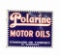 1920S POLARINE MOTOR OILS PORCELAIN FLANGE SIGN