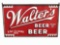 1930S WALTER'S BEER PORCELAIN SIGN