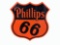 1941 PHILLIPS 66 OIL PORCELAIN SIGN