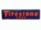 CIRCA 1930S-40S FIRESTONE TIRES PORCELAIN SIGN