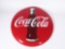 1950S COCA-COLA PORCELAIN BUTTON SIGN