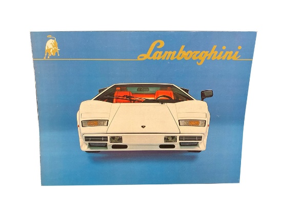 LAMBORGHINI COUNTACH LP500S SALES BROCHURE