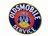 1940S OLDSMOBILE SERVICE PORCELAIN SIGN