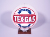 1950S TEX-GAS GASOLINE GAS PUMP GLOBE