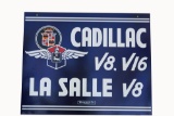 1930S CADILLAC LA SALLE DEALERSHIP SIGN