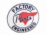 1940S-50S PONTIAC FACTORY ENGINEERED PARTS PORCELAIN SIGN