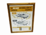 1957 FORD DEALER WINDOW SIGN