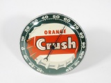 LATE 1950S-EARLY '60S ORANGE CRUSH SODA DIAL THERMOMETER.