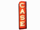 CIRCA 1930S-40S CASE TRACTORS NEON PORCELAIN SIGN