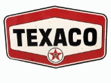 LARGE LATE 1950S-EARLY '60S TEXACO OIL PORCELAIN SIGN