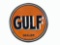 1930S GULF OIL DEALER PORCELAIN SIGN