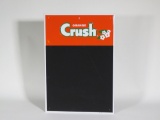 EARLY 1970S ORANGE CRUSH EMBOSSED TIN MENU BOARD SIGN