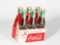 1956 COCA-COLA SIX-PACK TIN SIGN