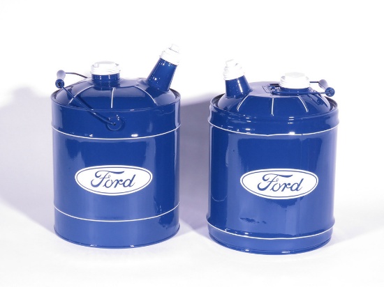 LOT OF TWO 1940S-50S FORD MULTI-FLUID TINS