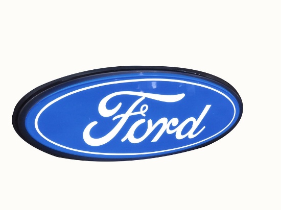 FORD "BLUE OVAL" LIGHT-UP SIGN