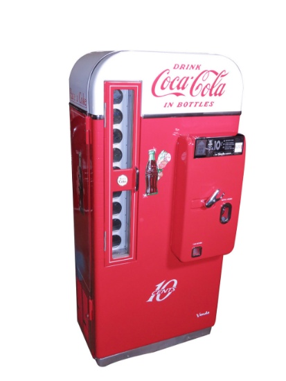 1950S COCA-COLA COIN-OPERATED SODA MACHINE