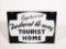 1930S APPROVED FEDERAL HI-WAY TOURIST HOME PORCELAIN SIGN