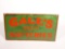 1930S GALE'S QUALITY BATTERIES EMBOSSED TIN SIGN