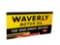 1930S WAVERLY MOTOR OIL EMBOSSED TIN SIGN