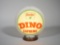 LATE 1950S-EARLY '60S DINO SUPREME GASOLINE GAS PUMP GLOBE