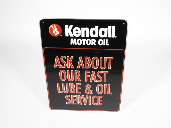 VINTAGE KENDALL MOTOR OIL EMBOSSED TIN SIGN