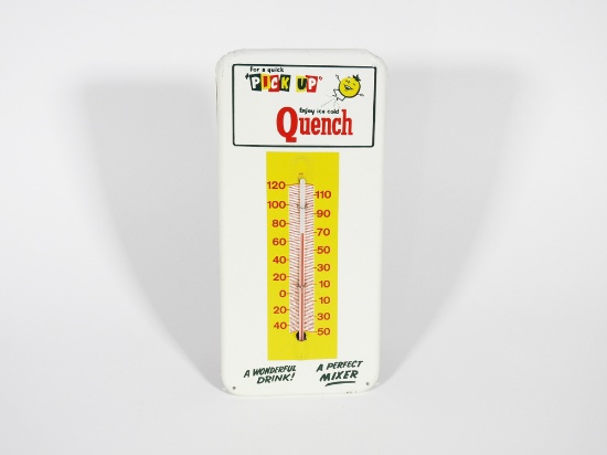 1966 QUENCH SODA TIN THERMOMETER