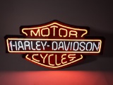 HARLEY-DAVIDSON MOTOR CYCLES NEON SIGN