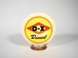 1950S DIAMOND D-X DIESEL FUEL GAS PUMP GLOBE